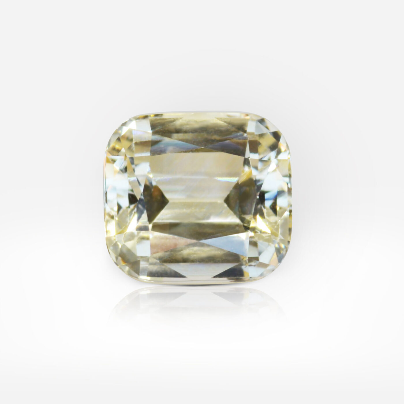 2.61 carat Sri Lanka Light Yellow Sapphire Cushion Shape - picture 1