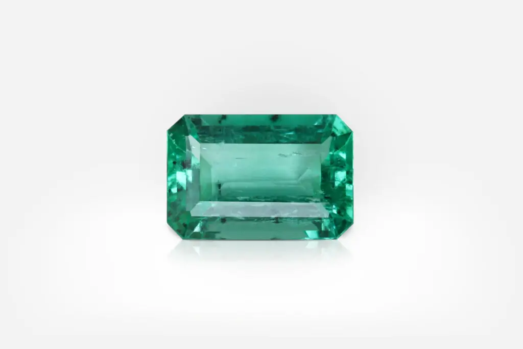 1.87 carat Colombian Green Emerald Octagon Shape