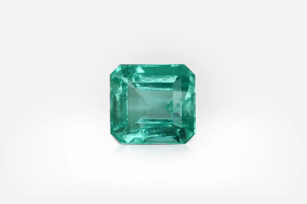 1.22 carat Colombian Green Emerald Octagon Shape