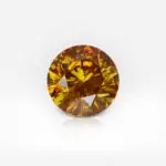 1.03 Carat Fancy Deep Yellow-Orange Round Shape Diamond GIA - thumb picture 