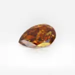 0.55 Carat Fancy Deep Brown-Orange SI2 Pear Shape Diamond GIA - thumb picture 