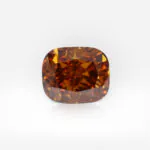 0.51 Carat Fancy Deep Brown-Orange SI2 Cushion Shape Diamond GIA - thumb picture 