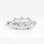 3 carat G VVS2 Marquis shape Diamond Ring GIA - thumb picture 1