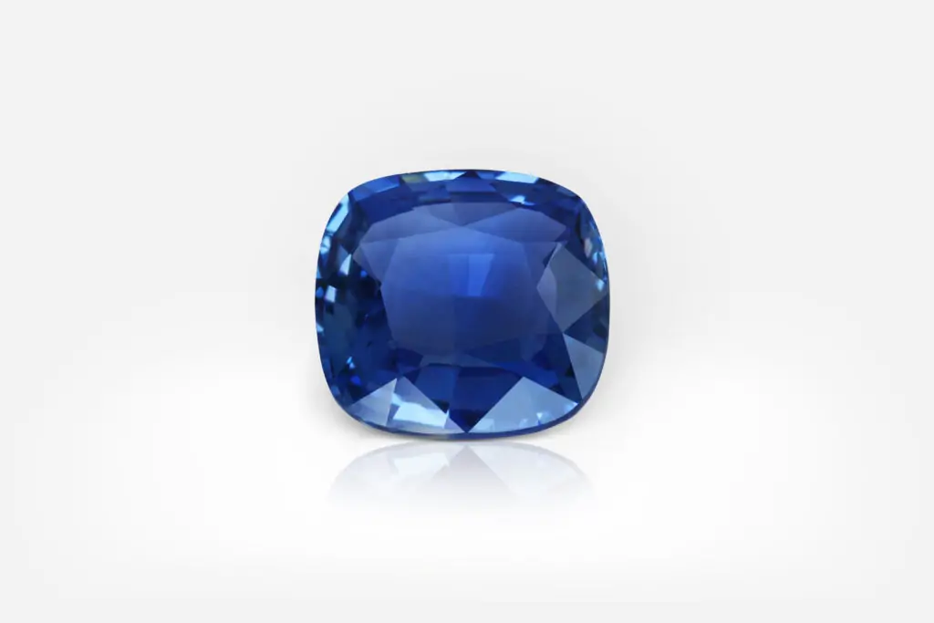 3.08 carat Blue Sapphire Cushion Shape