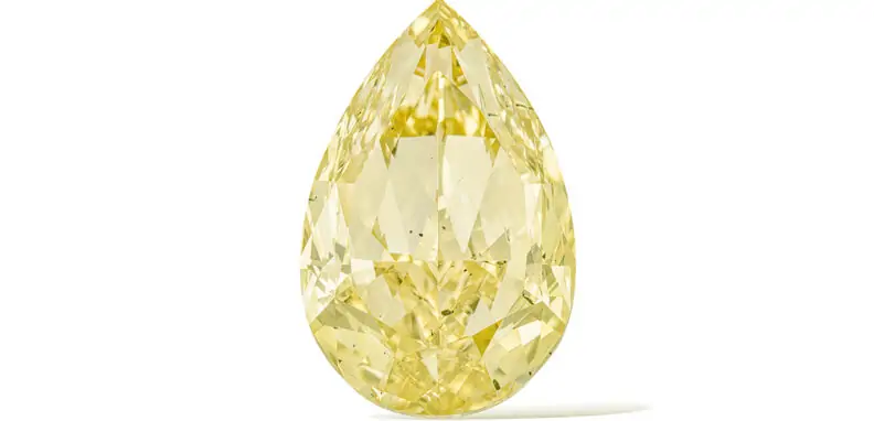 202 Carat Yellow Diamondworth more than $6 Million