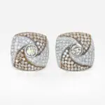 5.83 carat Diamond Cufflinks - picture thumb 1