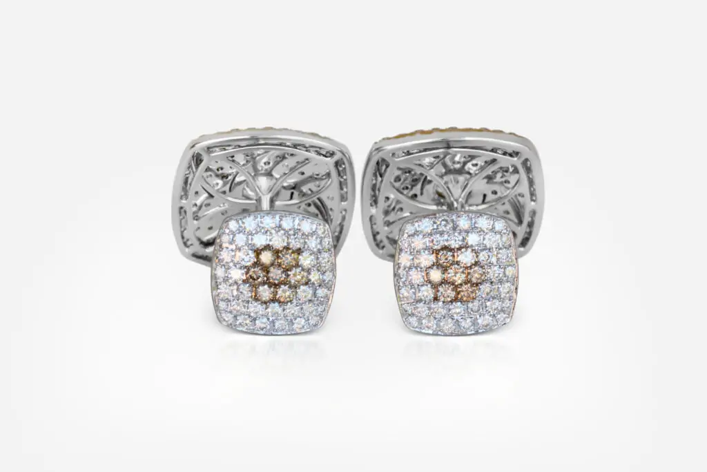 5.83 carat Diamond Cufflinks - picture 1