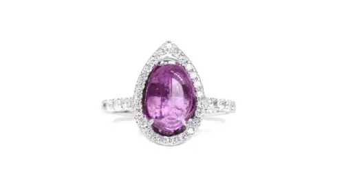 Our collection of Pink sapphire rings