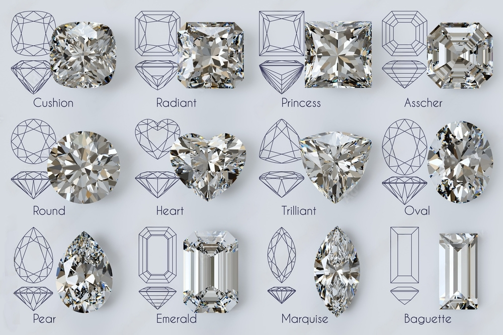 Diamond shapes explained - tips before buying