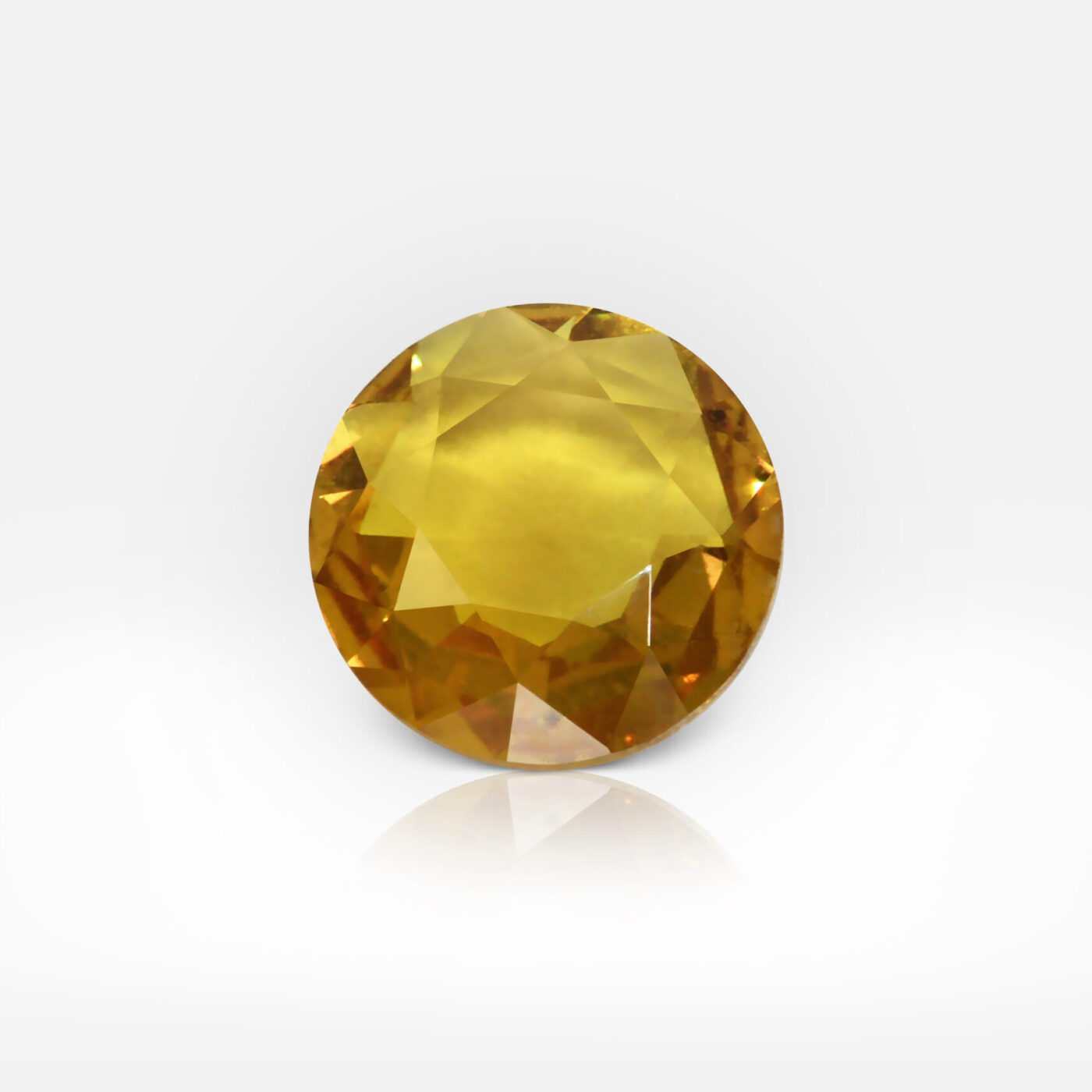 3.23 carat Deep Yellow Rose Cut Sapphire - picture 1