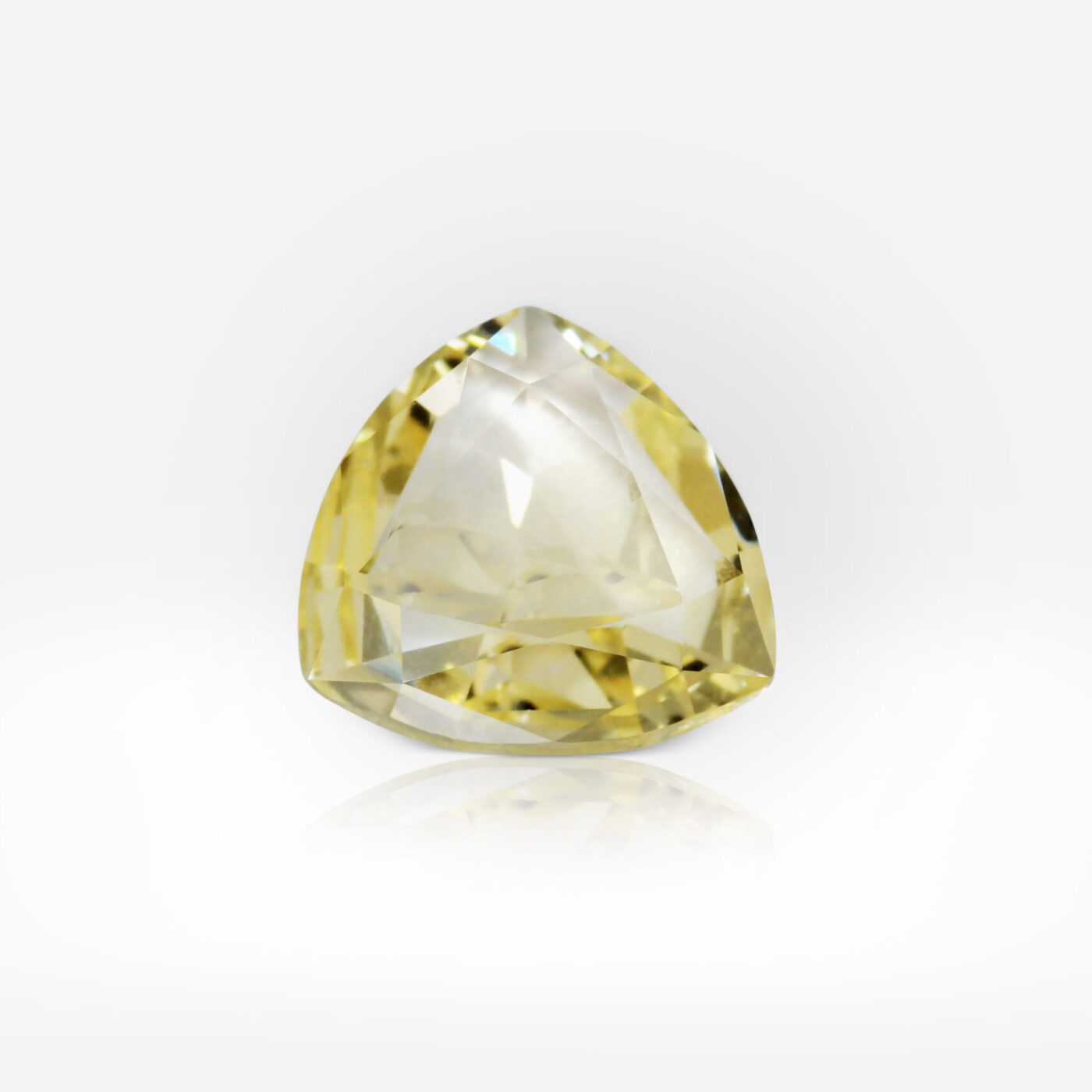 1.95 carat Yellow Trillion Shape Sri Lanka Sapphire - picture 1