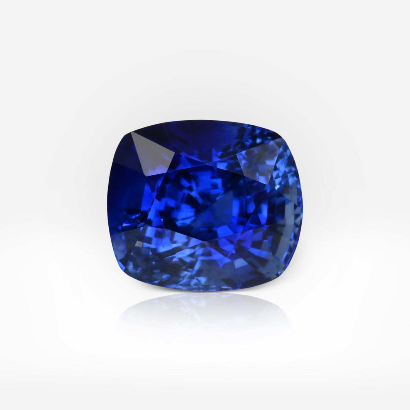 7.65 carat Intense to Vivid Blue Cushion Shape Sri Lanka Sapphire GRS - picture 1