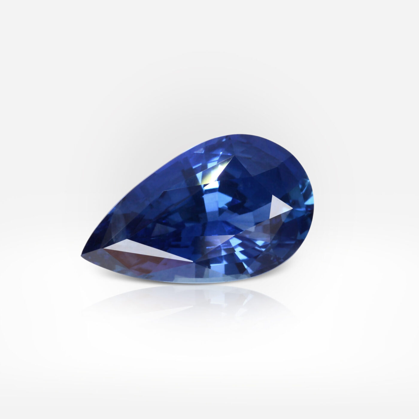 7.06 carat Blue Pear Shape Sri Lanka Sapphire GRS - picture 1