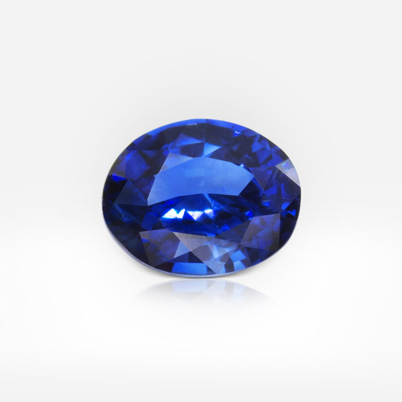 1.38 carat Vivid Blue Oval Shape Sri Lanka Sapphire - picture 1