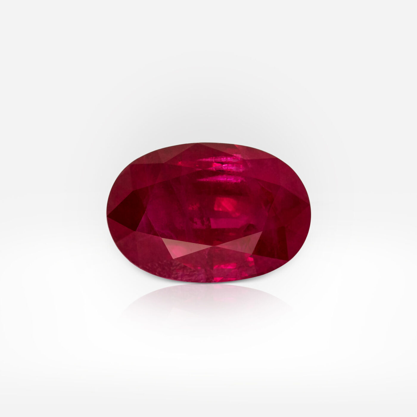 5.01 carat Vivid red Oval Shape Burma Ruby GRS - picture 1