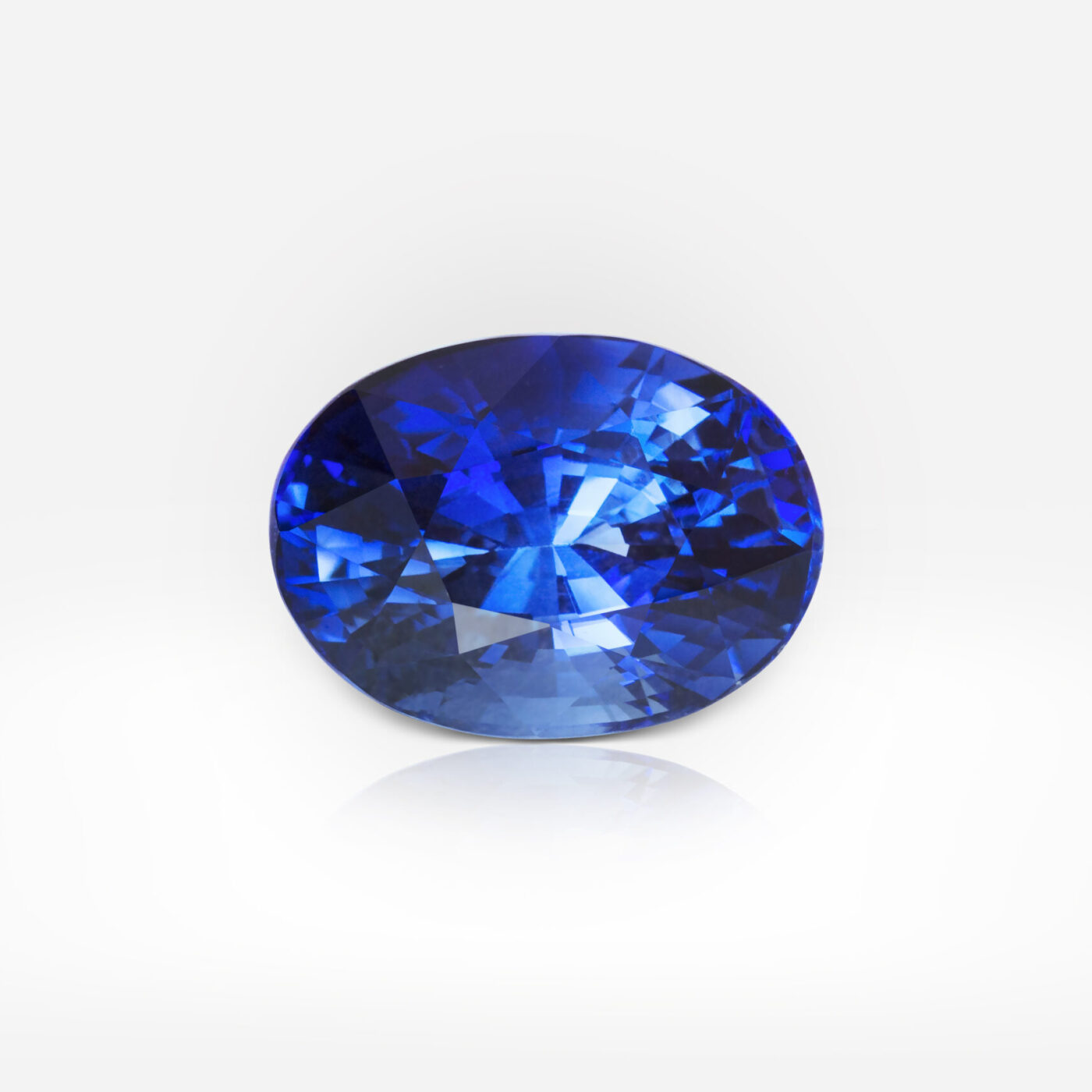 6.21 carat Vivid Blue Oval Shape Sri Lanka Sapphire GRS - picture 1