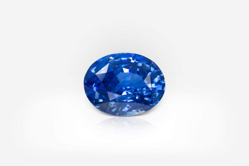 6.60 carat Blue Oval Shape Sri Lanka Sapphire GRS