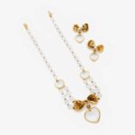 Vintage Boucheron Heart Drop Diamond Necklace Set - picture thumb 1