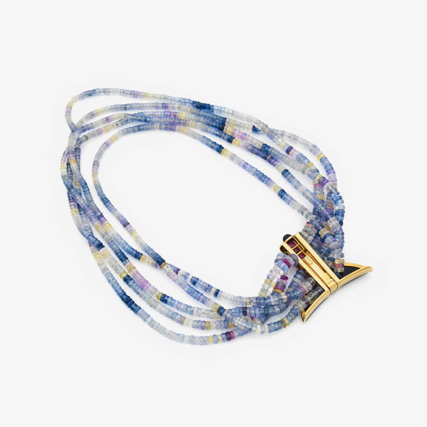 Benoit de Gorski Rainbow Sapphire Strand Necklace - picture 1