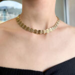 Cartier Diamond & 18K Gold Navette Link Necklace 1996 - picture thumb 1