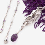 Boucheron Pompadour Diamond & Amethyst Sautoir Necklace - picture thumb 1