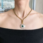 Van Cleef & Arpels Multi-Gem Mother-of-Pearl Gold Necklace - picture thumb 1