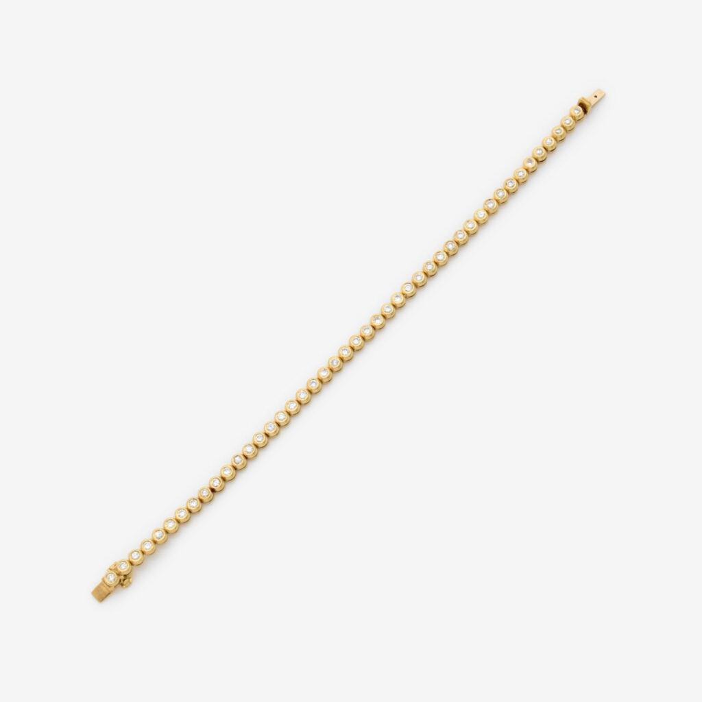 18K Gold Diamond Tennis Bracelet 2.30ct