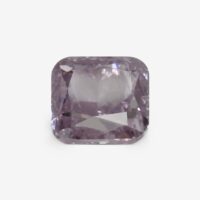 Diamant Rose Violet Fantaisie Taille Radiant de 0,12 Carat GIA