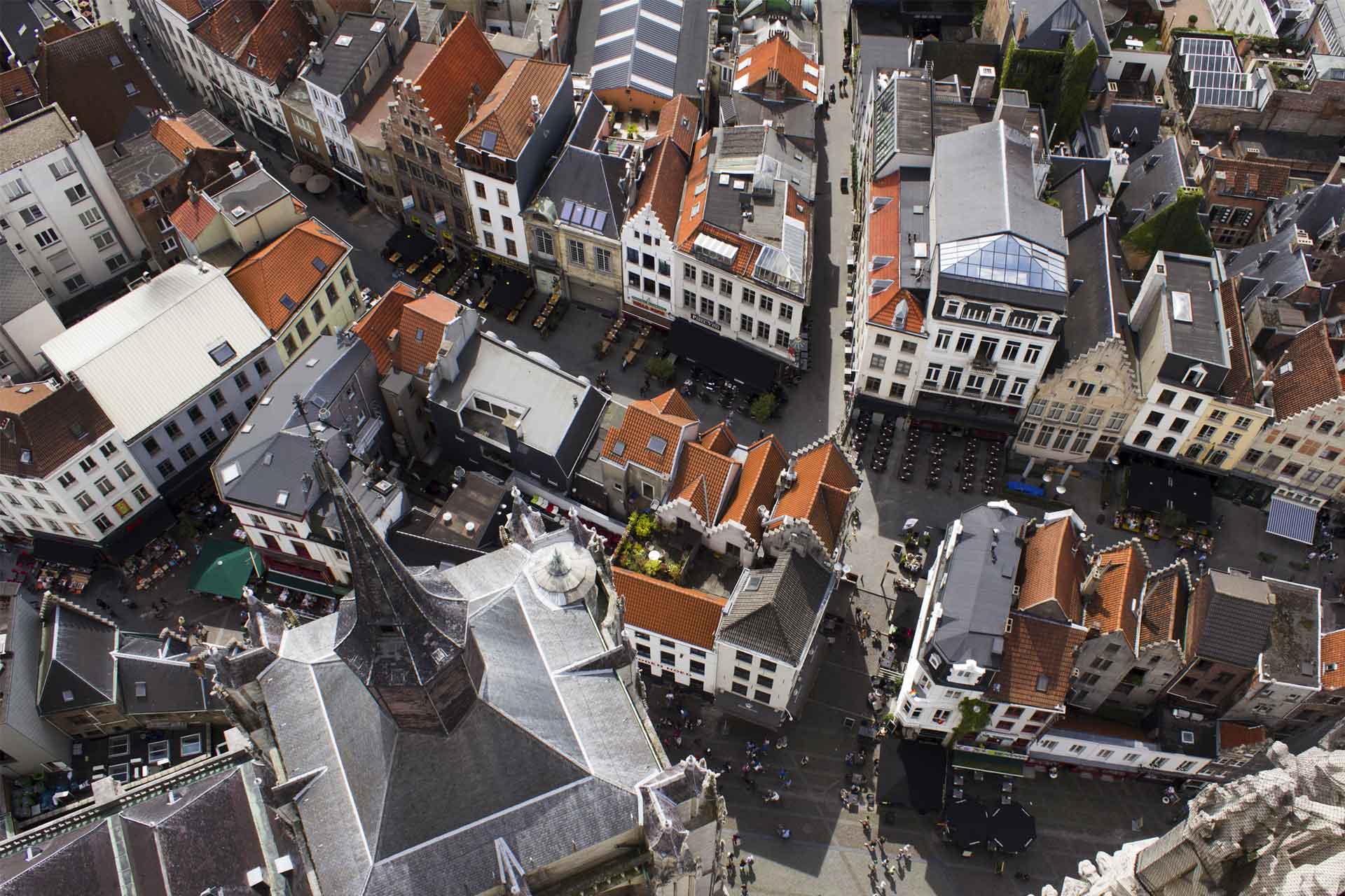 Photo of Antwerp from the top