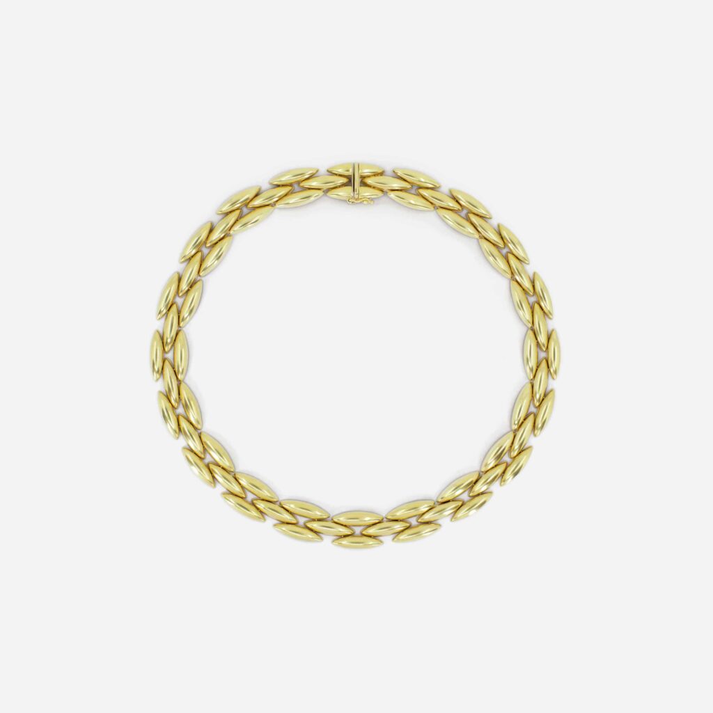 Cartier Gentiane Oval-Link Necklace in 18K Yellow Gold