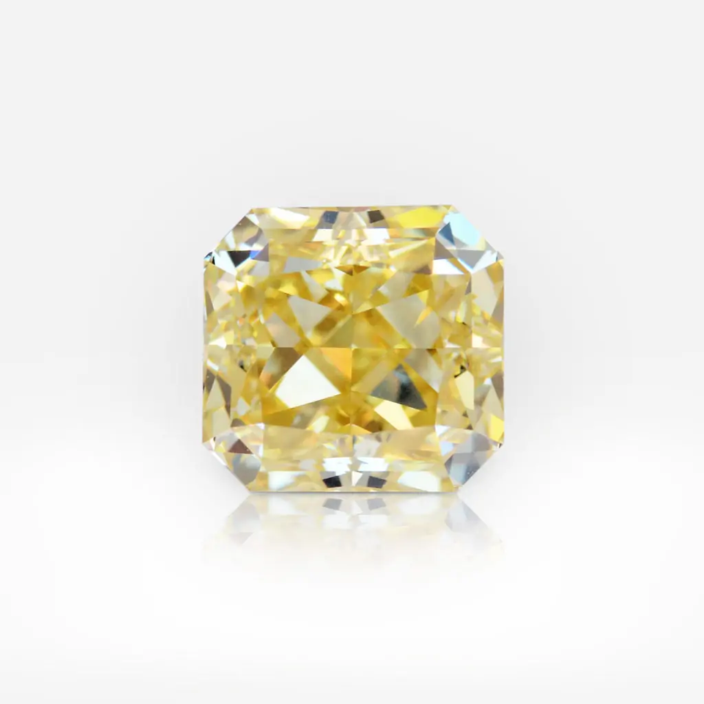 2.21 carat Fancy Brownish Yellow VVS2 Radiant Shape Diamond GIA - picture 1