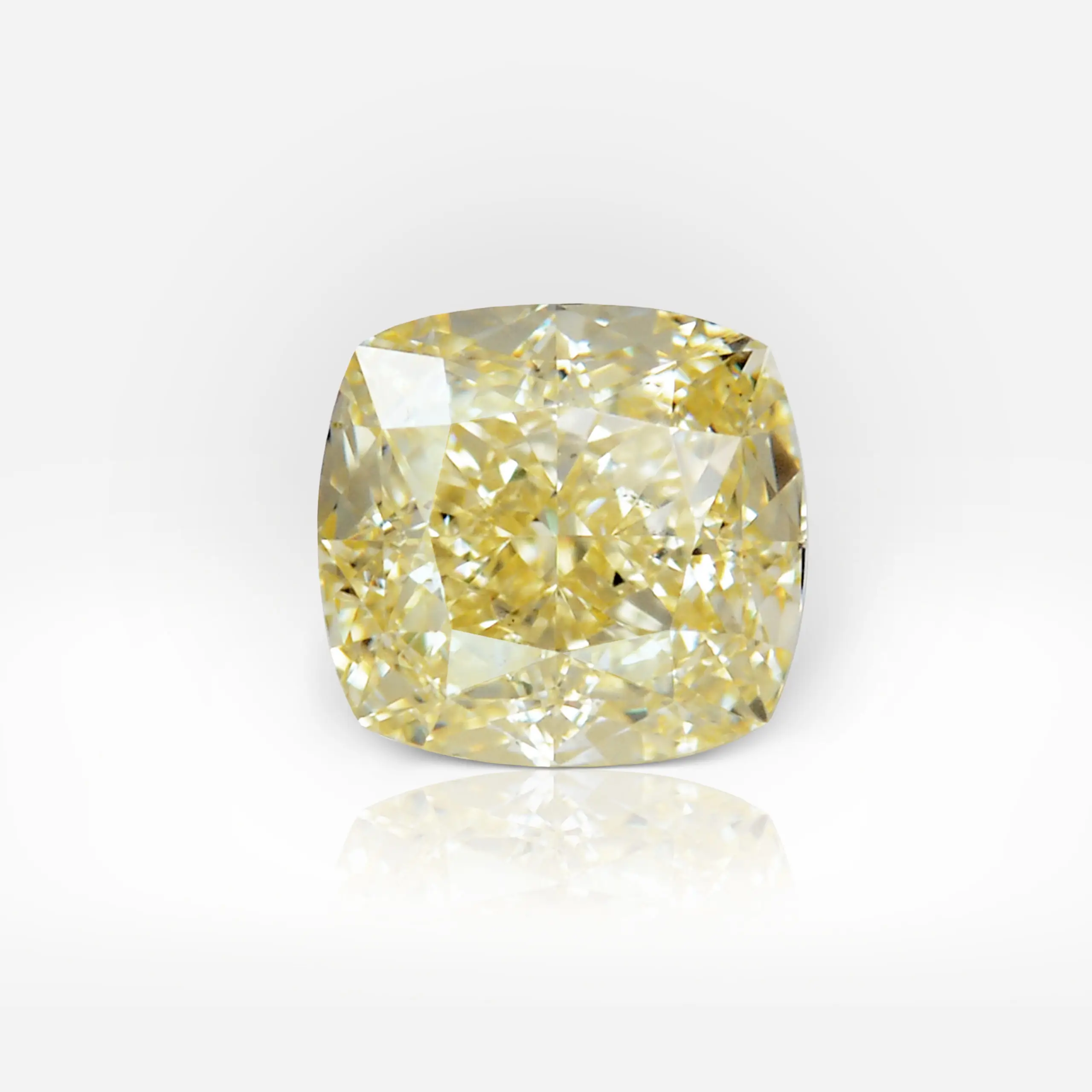 1.11 carat Light Yellow (W-X) VS2 Cushion Shape Diamond GIA - picture 1