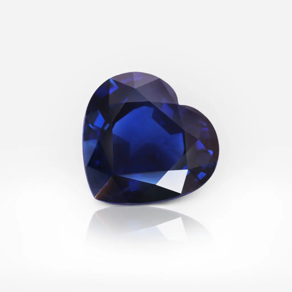 9.38 carat Heart Shape Thai-Siamese Blue Sapphire