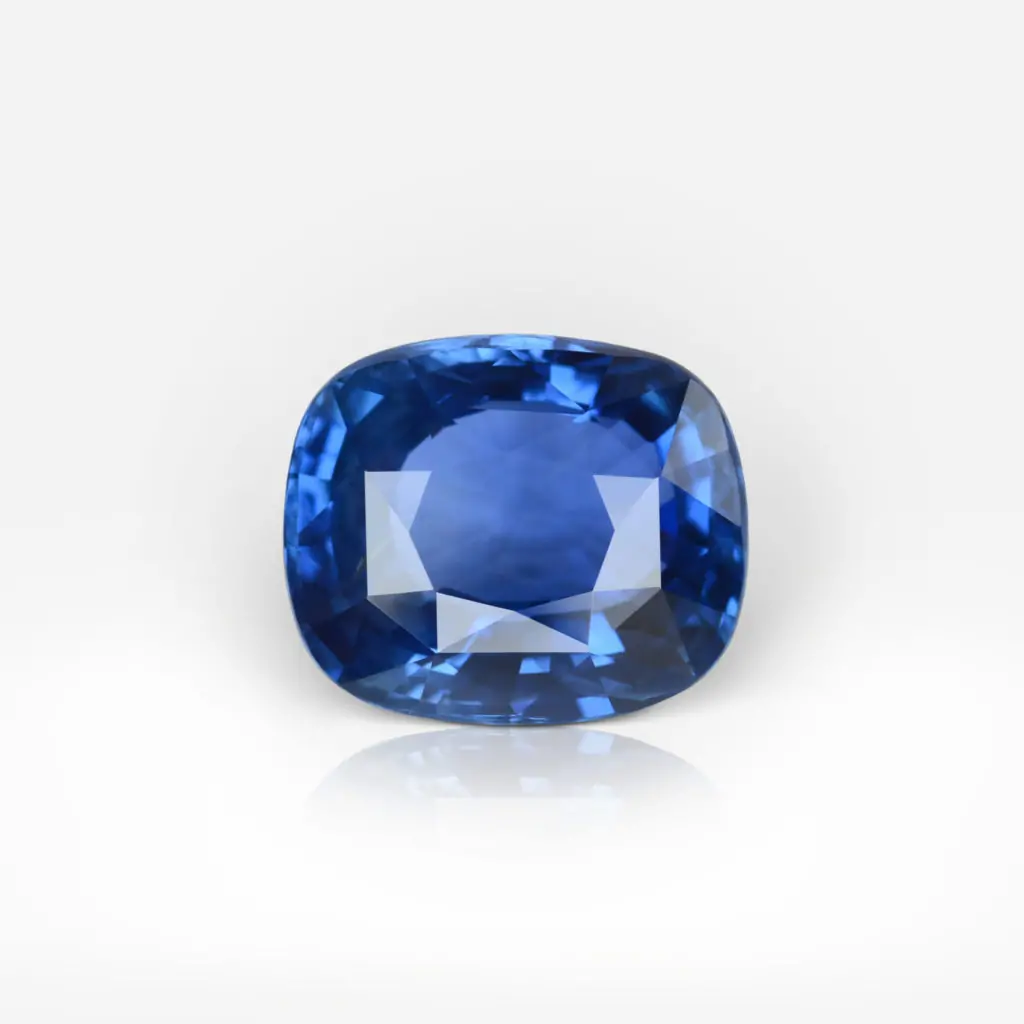 8.18 carat Cushion Shape Burmese Blue Sapphire SSEF