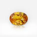 3.84 carat Oval Shape Sri Lankan Orange Sapphire - thumb picture 1