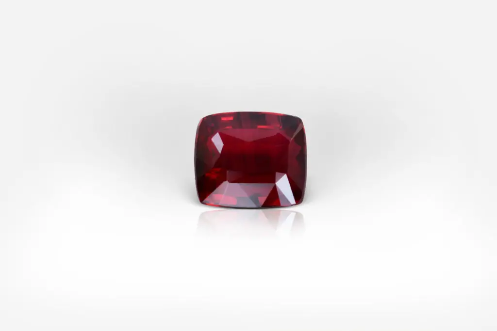 3.39 carat Cushion Shape Mozambique Ruby GRS