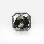 1.02 carat Fancy Dark Green-Grey SI2 Radiant Shape Diamond GIA - thumb picture 1
