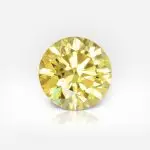0.70 carat Fancy Vivid Yellow VS2 Round Shape Diamond GIA - thumb picture 1