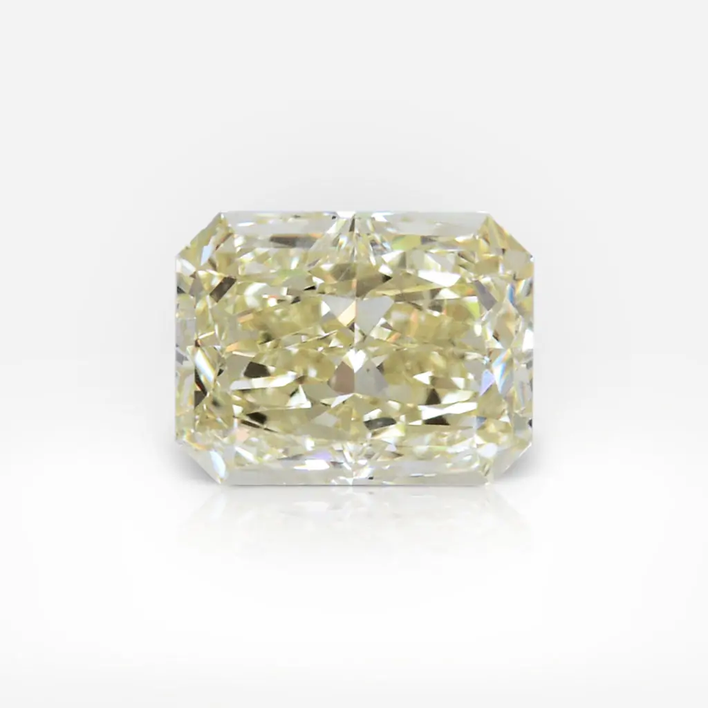 1.05 carat Light Yellow (Y-Z) VS1 Radiant Shape Diamond GIA