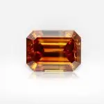1,00 Karat Fancy Tiefbraun Gelblich-Orange I1 Smaragdschliff Diamant GIA - thumb picture 1