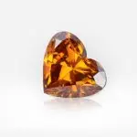 1.03 carat Fancy Deep Yellowish Orange I1 Heart Shape Diamond GIA - thumb picture 1