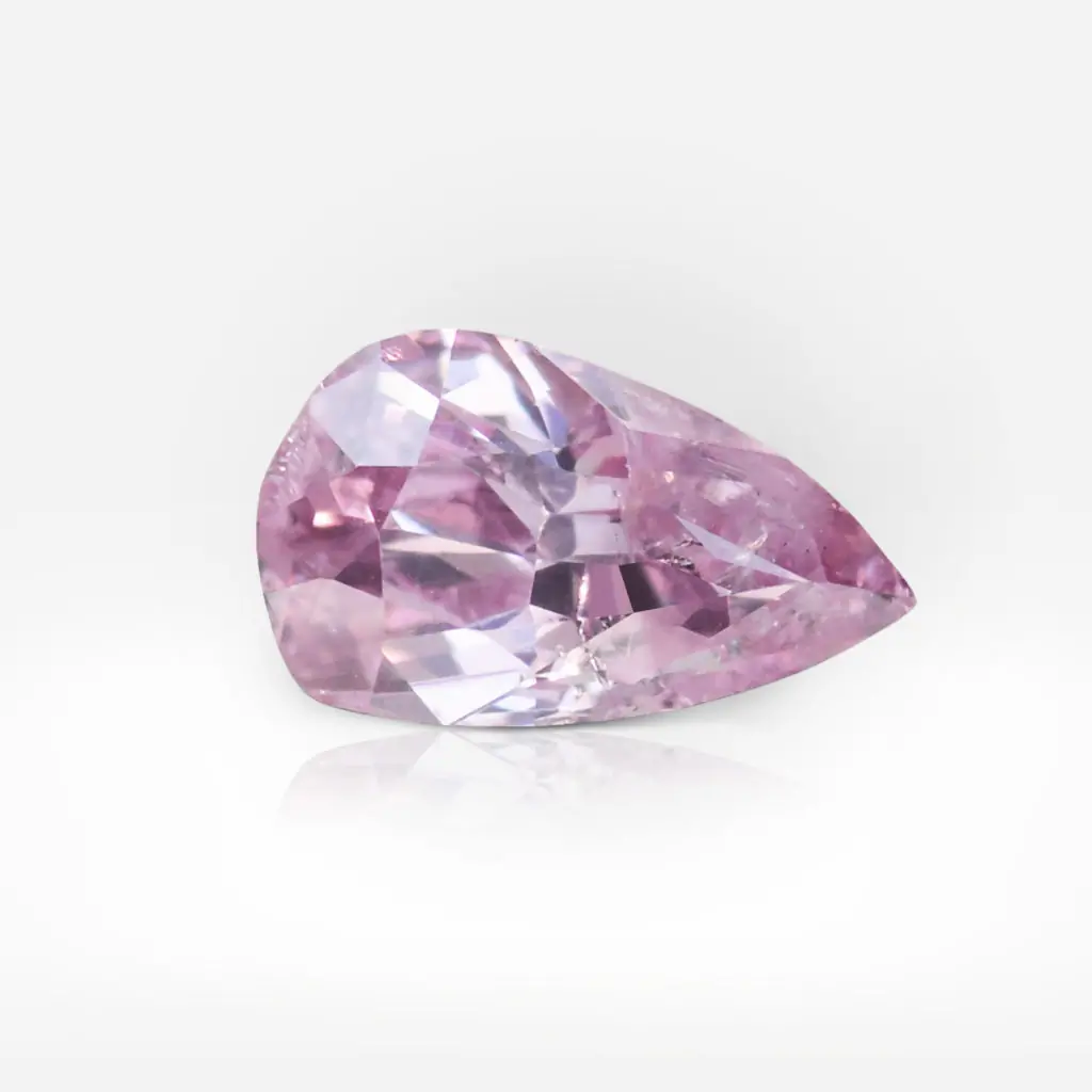 0.15 carat Fancy Intense Purplish Pink Pear Shape Diamond GIA - picture 1