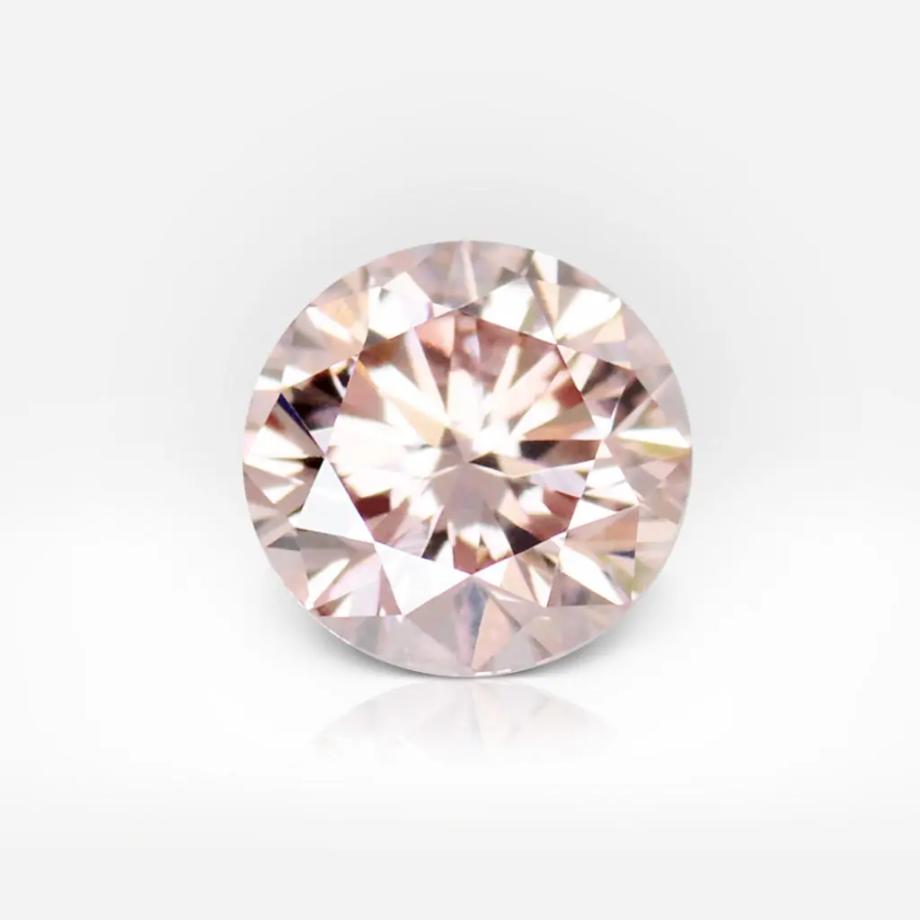 0.25 carat Fancy Pink SI2 Round Shape Diamond GIA