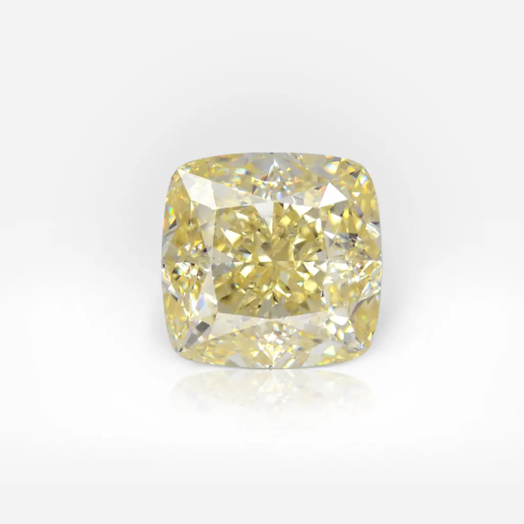 1.01 carat Yellow (Y-Z) VS1 Cushion Shape Diamond GIA