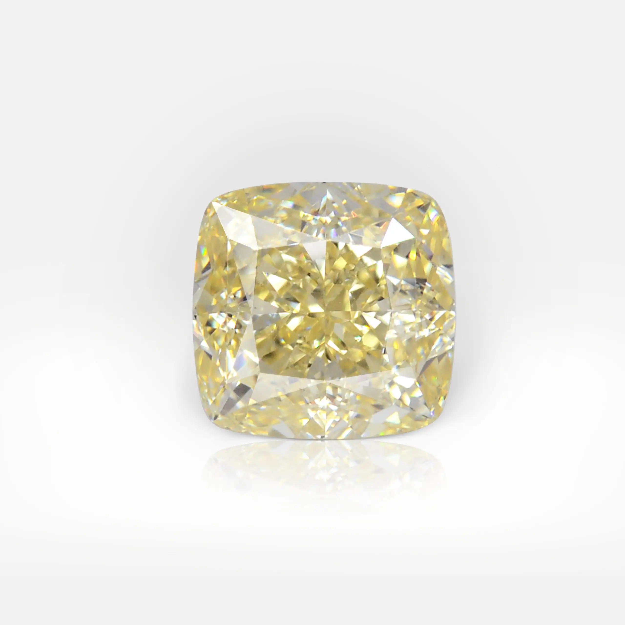 1.01 carat Yellow (Y-Z) VS1 Cushion Shape Diamond GIA - picture 1