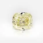 1.03 carat Fancy Light Yellow VVS2 Cushion Shape Diamond GIA - thumb picture 1