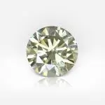 0.19 carat Fancy Grayish Yellowish Green SI2 Round Shape Diamond GIA - thumb picture 1
