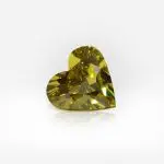 1.00 carat Fancy Deep Brownish Greenish Yellow Heart Shape Diamond GIA - thumb picture 1