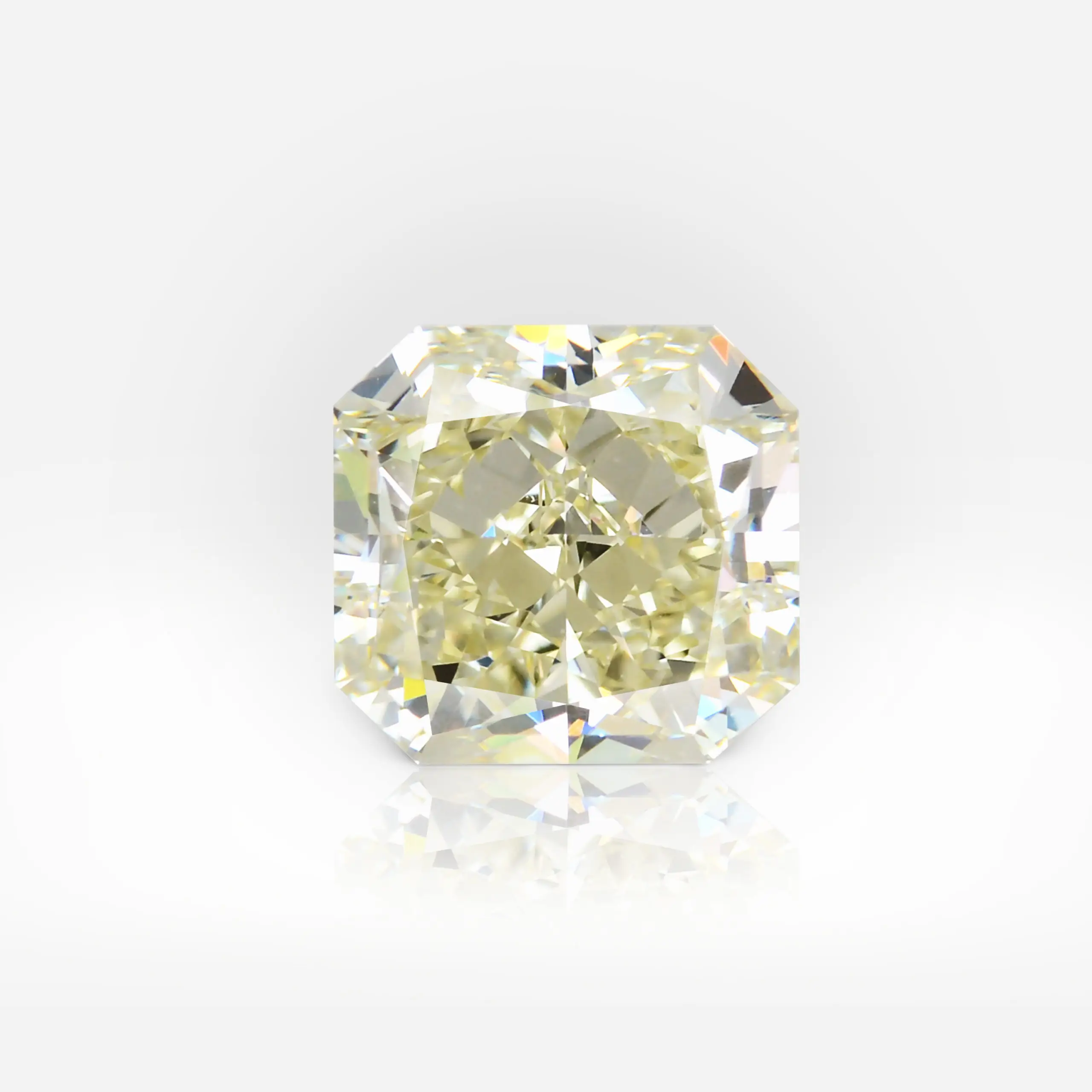 2.17 carat Light Yellow (U-V) VVS1 Radiant Shape Diamond GIA - picture 1