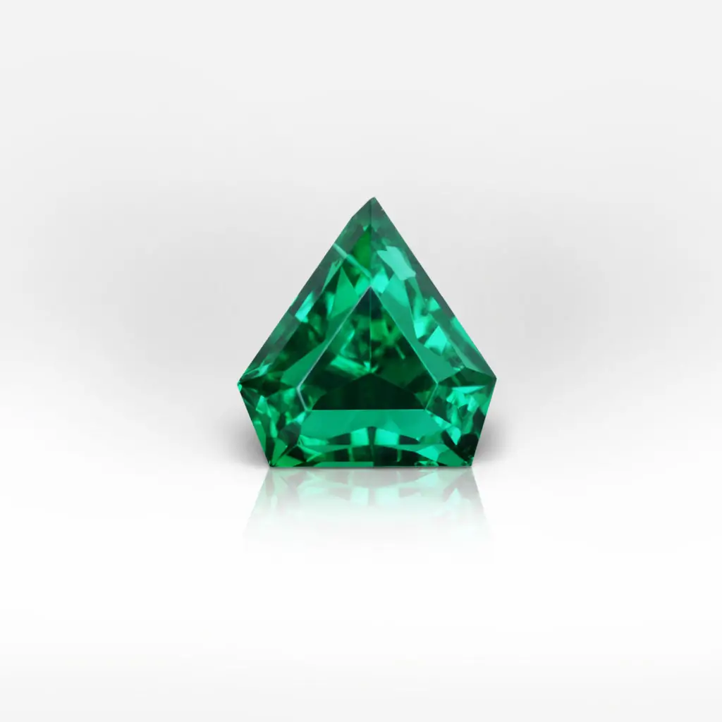 3.01 carat Triangle Shape Uralian Emerald AGL